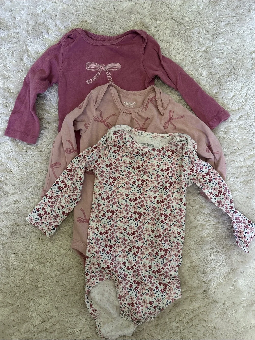 Carter's 9M Long-Sleeve One-Piece Set